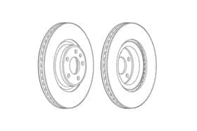 Гальмівний диск Ferodo ddf2597c1