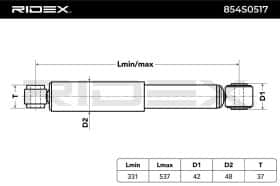 Амортизатор RIDEX 854s0517