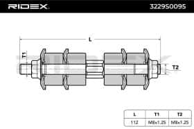 Стійка стабілізатора RIDEX 3229s0095