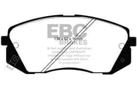 Гальмівні колодки Ebc dp21809