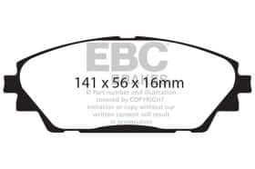 Тормозные колодки Ebc dp22185
