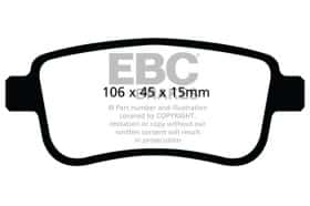 Гальмівні колодки Ebc dp42025r