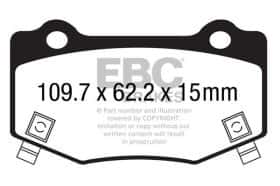 Гальмівні колодки Ebc dp43023r