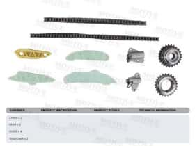 Комплект ланцюга ГРМ Motive Components tck268