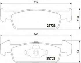 Тормозные колодки Brembo P 68 060