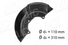 Кожух тормозного диска AIC Germany 56017
