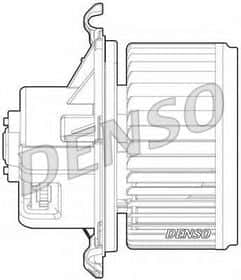 Вентилятор салона Denso DEA09024