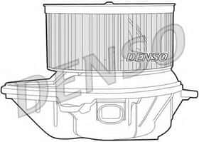 Вентилятор салону Denso DEA23007
