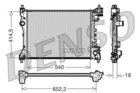 Радиатор охлаждения двигателя Denso DRM01005