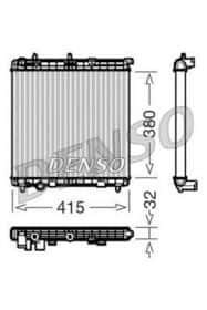Радиатор охлаждения двигателя Denso DRM07011