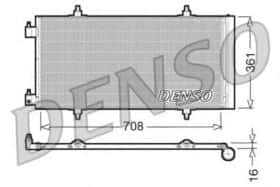 Радиатор кондиционера Denso DCN07011