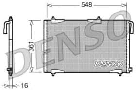 Радиатор кондиционера Denso DCN21002