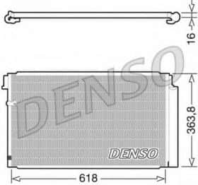 Радиатор кондиционера Denso DCN40011