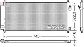 Радиатор кондиционера Denso dcn40026