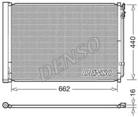 Радиатор кондиционера Denso dcn05032