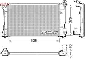 Радиатор охлаждения двигателя Denso DRM50118