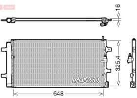 Радіатор кондиціонера Denso dcn02040