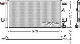 Радиатор кондиционера Denso dcn02001