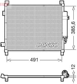 Радиатор кондиционера Denso dcn46031