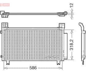 Радіатор кондиціонера Denso dcn50134