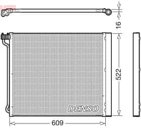 Радиатор кондиционера Denso dcn05034