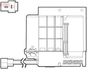 Вентилятор салону Denso dea17033