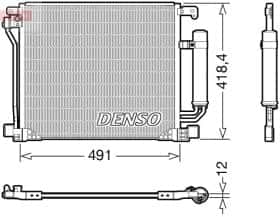 Радиатор кондиционера Denso dcn46025