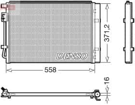 Радиатор кондиционера Denso dcn41015