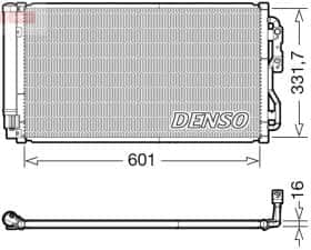 Радиатор кондиционера Denso dcn05033