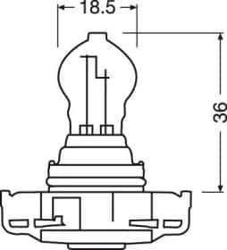 Лампа покажчика поворотів Osram 2503a