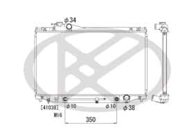 Радиатор охлаждения двигателя