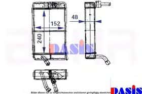 Радиатор печки Aks Dasis 139260N