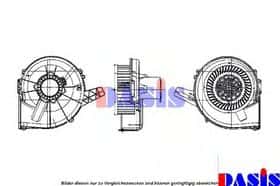 Вентилятор салона Aks Dasis 740308N