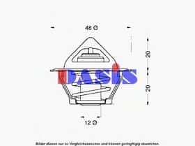 Термостат Aks Dasis 750383N Термостат Aks Dasis 750383N