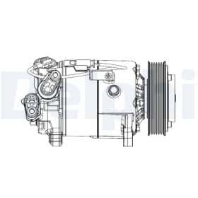 Компресор кондиціонера Delphi cs20500