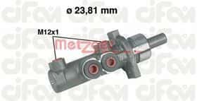 Головний гальмівний циліндр Metzger 202-280