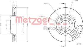 Тормозной диск Metzger 6110788