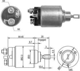 Тягове реле стартера Magneti Marelli 940113050012