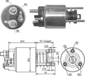 Тягове реле стартера Magneti Marelli 940113050016