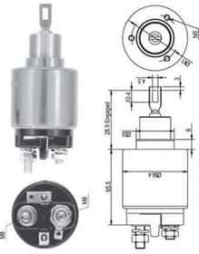 Тягове реле стартера Magneti Marelli 940113050126