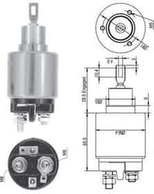 Тягове реле стартера Magneti Marelli 940113050127