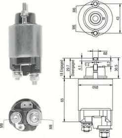 Тягове реле стартера Magneti Marelli 940113050233