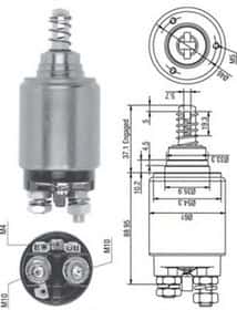 Тяговое реле стартера Magneti Marelli 940113050262