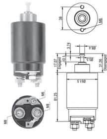 Тягове реле стартера Magneti Marelli 940113050264