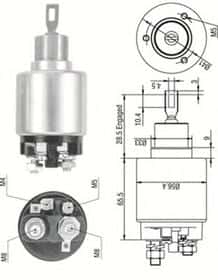 Тяговое реле стартера Magneti Marelli 940113050323