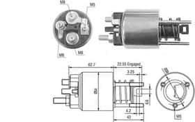 Тяговое реле стартера Magneti Marelli 940113050423