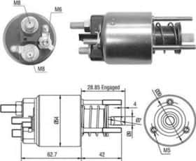 Тяговое реле стартера Magneti Marelli 940113050453