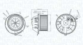 Вентилятор салону Magneti Marelli 069412229010