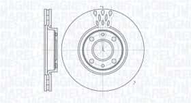 Гальмівний диск Magneti Marelli 361302040238