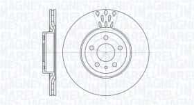 Гальмівний диск Magneti Marelli 361302040258